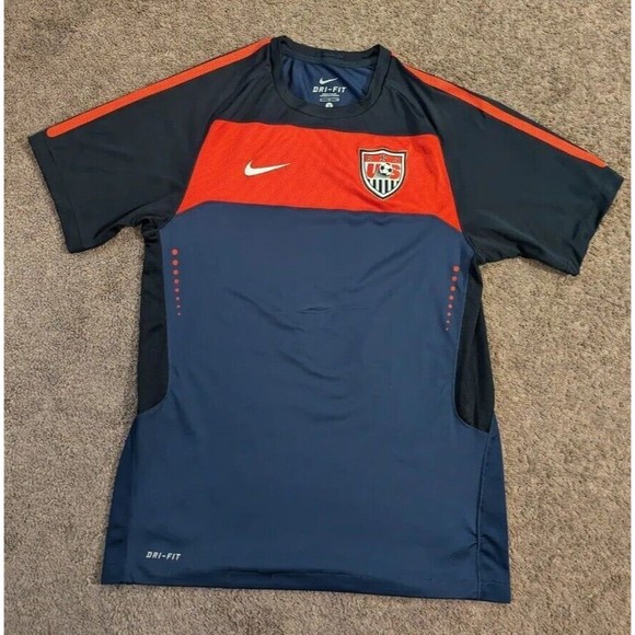 2010 Men's Nike Dri-Fit United States National Soccer Team Jersey Small - Picture 1 of 8